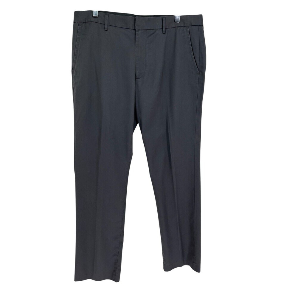 Bonobos Pants Men's Size 36 x 30 Gray 100% Cotton Tapered Leg